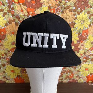 NWT Deadstock Unity Flat Brim Snapback Baseball Cap Hat